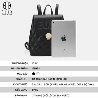 [Deal sang chảnh]  BALO NỮ THỜI TRANG ELLY – EBH58