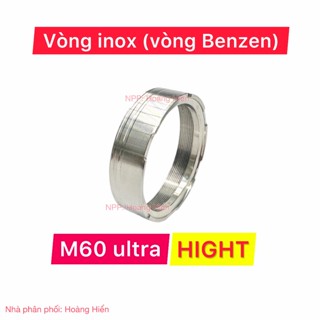 [CHÍNH HÃNG] nắp chụp inox Titan M90 + M60 ultra HIGHT + Xlight M60 plus -đèn trợ sáng HIGH, M90, R60 kiếng thép x-light