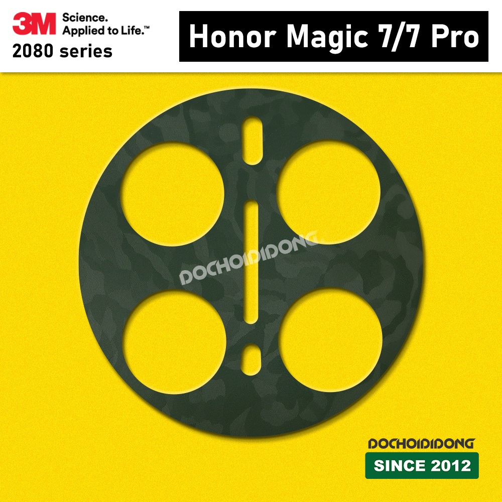 Miếng dán skin cụm camera Honor Magic 7 8 Pro cao cấp phiên bản 3M 2080