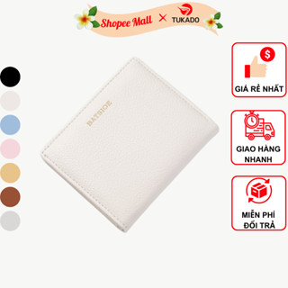Ví Nữ Ngắn Mini Cầm Tay BATSIOE Nhiều Ngăn Đựng Tiền Chất Da Cao Cấp Cực Đẹp Giá Rẻ BS12