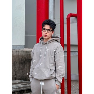 Áo khoác nam Hoodie Nike nỉ thêu cao cấp Form Rộng unisex I GreatMan