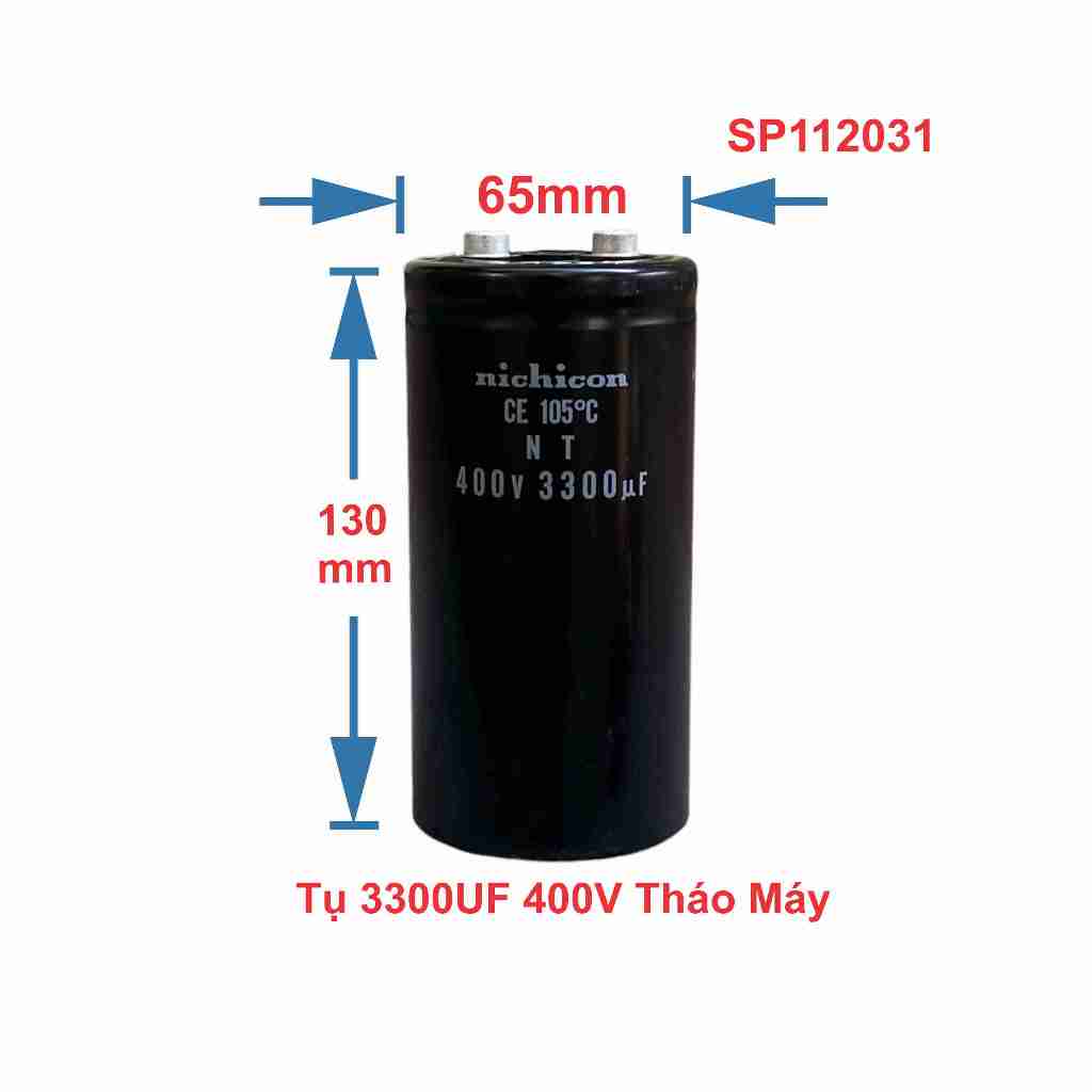 Tụ 3300UF 400V Tháo Máy