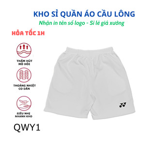 Quần Thể Thao Cầu Lông, Bóng Bàn, Bóng Chuyền ,Tenins -Quần Trắng