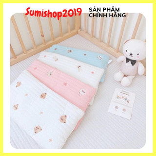 Gối Lót Đầu Điều Hòa Monona Cho Bé Thoáng Mát Thấm Hút Mồ Hôi (20x40cm)