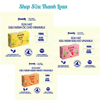 [HSD T5-2025] Thùng 48 Hộp Sữa Đậu Nành Vinamilk Super Nut Hạt Óc Chó/ Đậu Đỏ/ Hạnh Nhân 180ml.