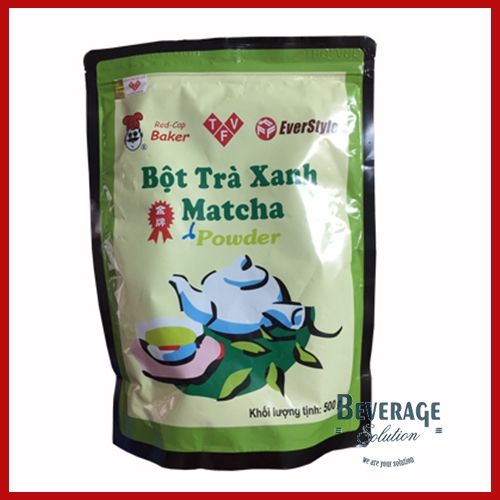 BỘT TRÀ XANH ĐẦU BẾP MŨ ĐỎ 500gr