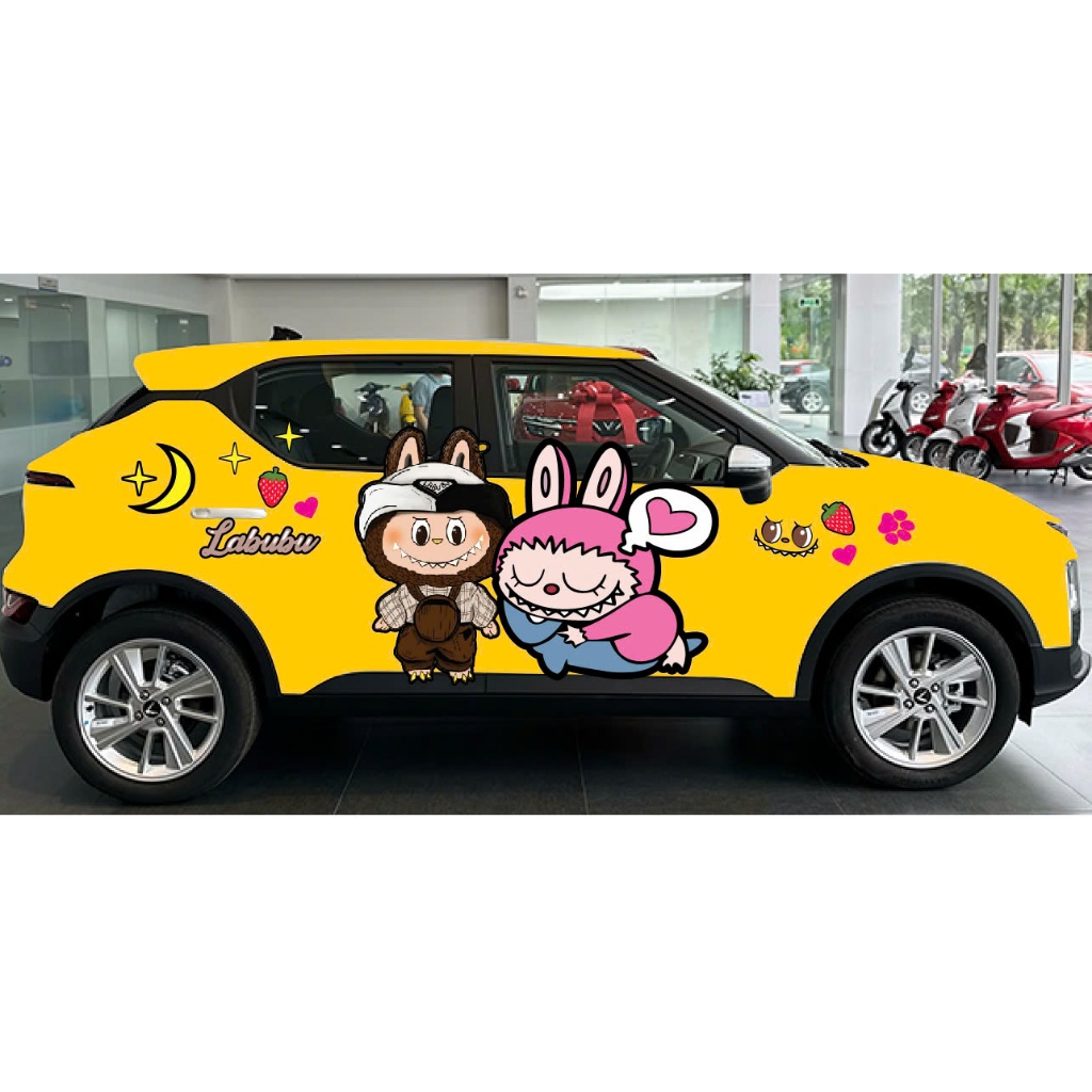 Tem xe ô tô Vinfast VF5 - labubu