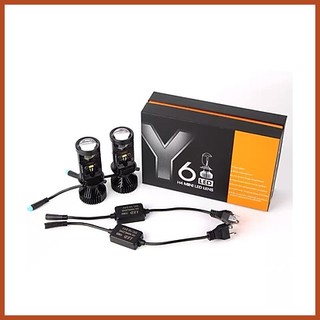 Đèn pha xe máy, ô tô Led bi cầu mini H4 L6K