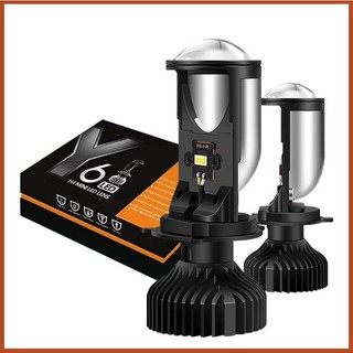 Đèn pha xe máy, ô tô Led bi cầu mini H4 L6K
