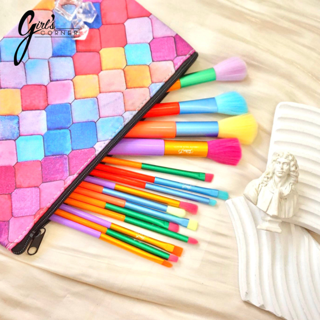 Bộ 15 Cọ Mini Feather B Rainbow