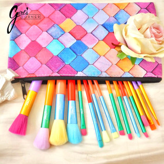 Bộ 15 Cọ Mini Feather B Rainbow