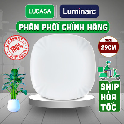 Đĩa Thủy Tinh Cường Lực Luminarc Lotusia 29cm - L3621 | Phân Phối Chính Hãng