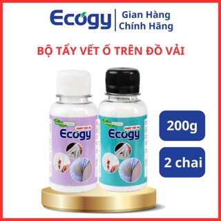 Bộ TẨY Ố Ecogy B1,B2 (dạng bột) hỗ trợ tẩy được nhiều loại vết ố trên quần áo