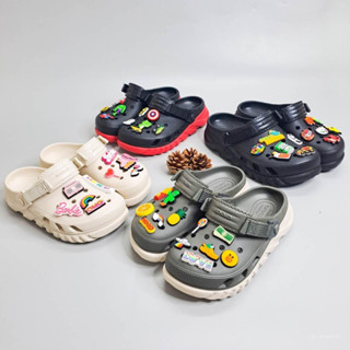  Dép Duet Max II nam nữ hàng cao cấp tặng kèm set Jibbitz xịn sò dép sục đế răng cưa Duet max 2 unisex 