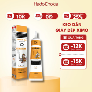 Keo dán giày dép trong suốt siêu dính, keo dán giày thể thao dùng nhiệt không hư tổn da XIMO KDG06