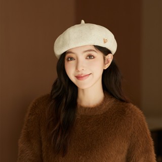  Mũ beret retro Thời Trang Thu Đông Cao Cấp mới Mũ Nồi Len Phong Cách Hàn Quốc Cho Nữ 