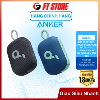 Loa bluetooth Anker Soundcore Select 4 Go Pin 20 giờ Kháng bụi, nước IP67 - Chính hãng