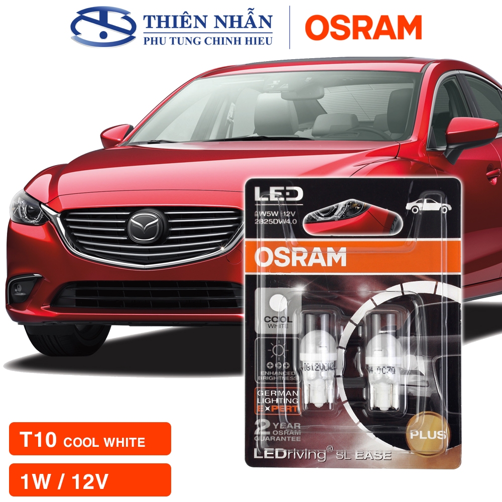 Bóng đèn LED OSRAM T10 sương mù/demi cho nhiều dòng xe Dream, Wave, Future, Air Blade, Vision, Siriu