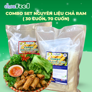 [Combo Nguyên Liệu Cuốn Chả Ram] Bánh Ram Hà Tĩnh + Miến + Mộc Nhĩ (Nấm Mèo) – Đặc Sản Hà Tĩnh, Ngon, Giòn Rụm
