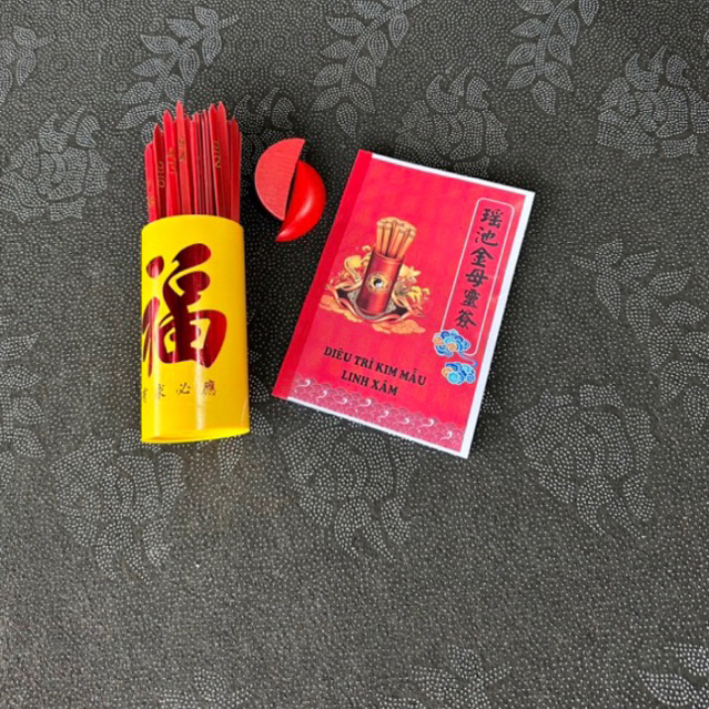 Diêu Trì Kim Mẫu, Địa Mẫu Linh Xâm, 100 quẻ, chất liệu nhựa