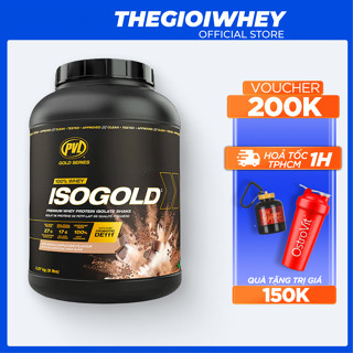 ISO Gold PVL 2.3kg Whey Protein Hydrolyzed Bột Sữa Tăng Cơ Giảm mỡ Cho Dân tập Gym