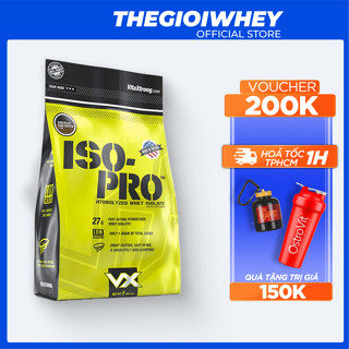 VitaXtrong Iso Pro 2lbs (900g), Whey Protein Hydrolyzed Sữa Tăng Cơ Cho Người Tập Gym  Bổ Sung Đạm