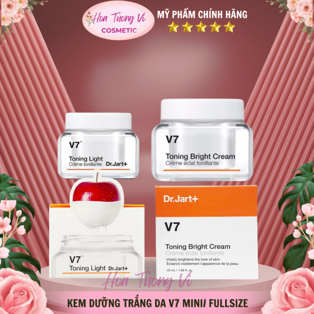 Kem dưỡng trắng, nâng tông da V7 Toning Bright/ Mặt nạ ủ trắng da mặt