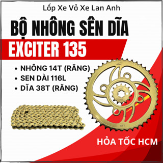 NHÔNG SÊN DĨA EXCITER 135 (5 SỐ)