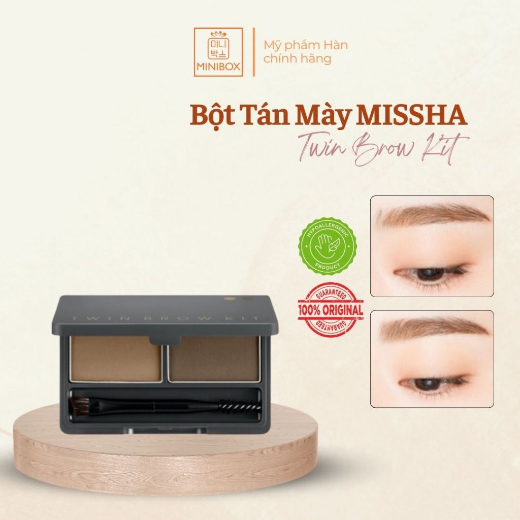 (BILL HÀN) Bột Tản Mày MISSHA Twin Brow Kit 4,4g