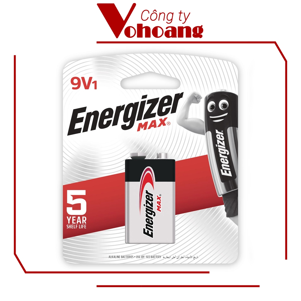 Pin Energizer 9V Alkaline 522 BP1