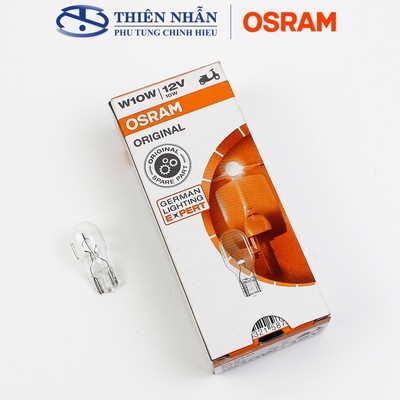 Bóng đèn xi nhan trắng OSRAM T13 xe Wave, Sirius, Viva,.. (92910)