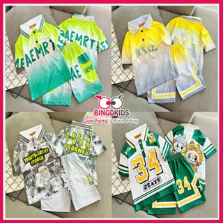 Set đồ bộ bé trai chất thun lạnh in 3D siêu nhân cực ngầu cho các bé nhỏ từ 11 đến 22kg