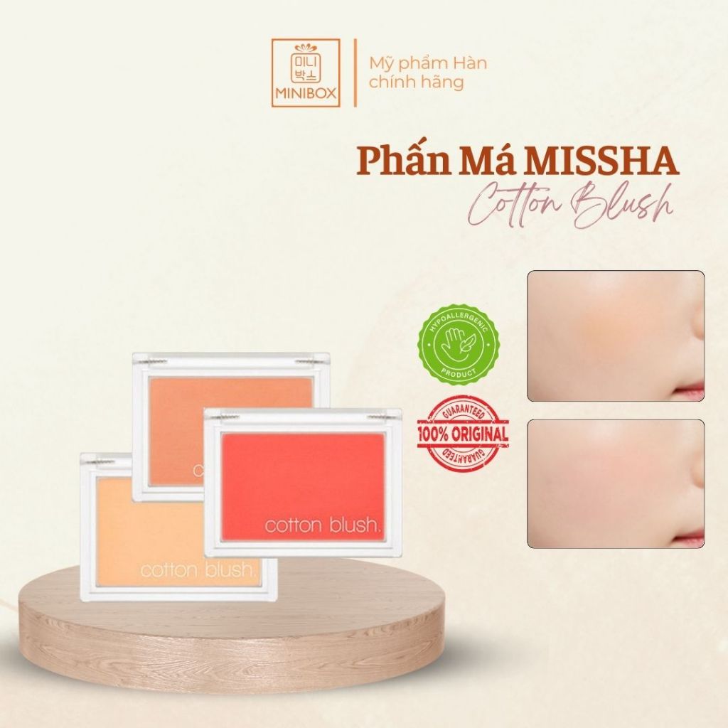 Phấn Má MISSHA Cotton Blush 4g