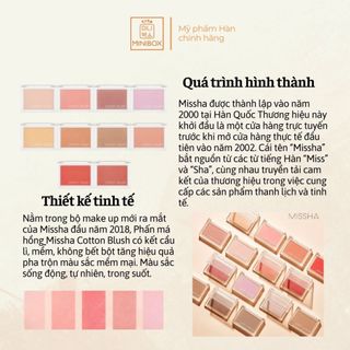 Phấn Má MISSHA Cotton Blush 4g
