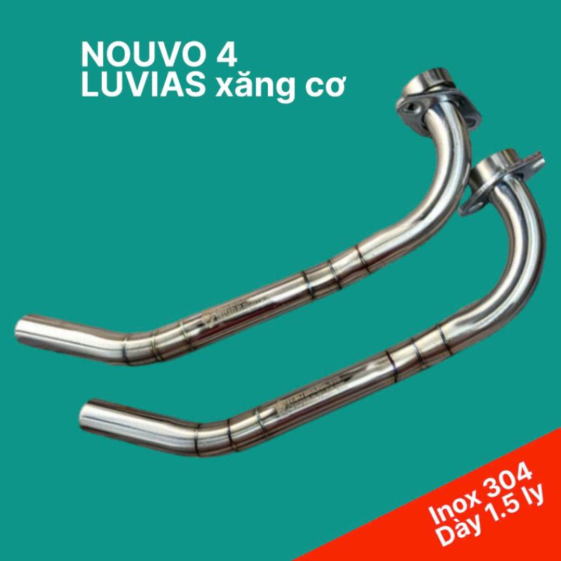 Cổ Pô Thay Cho Xe LUVIAS Xăng Cơ # NOUVO 4. inox 304.Phân Khúc.(Size 27)