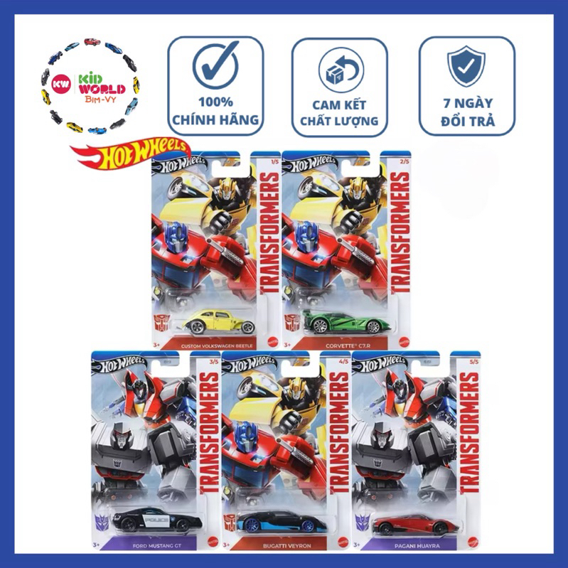 Xe mô hình Hot Wheels Transformers Series.