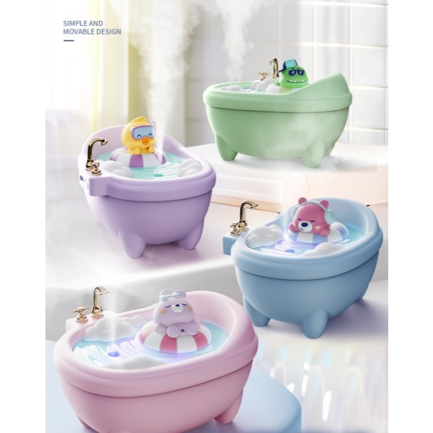 Máy Phun Sương Mini Tạo Ẩm Khuếch Tán Tinh Dầu Tạo Mùi Hương Kết Hợp Decor Độc Lạ