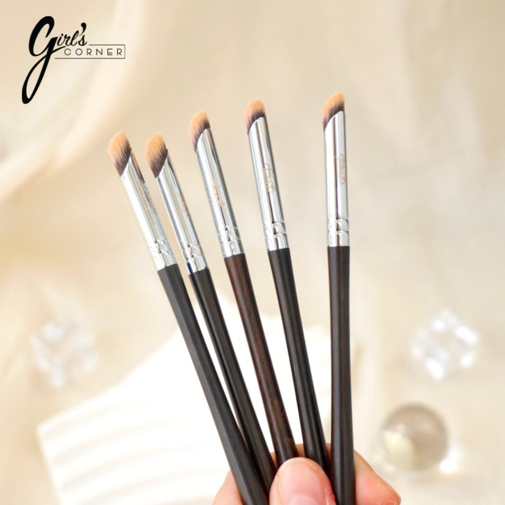Cọ môi Feather B lông cam - cọ lông thú - cọ tán môi