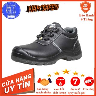 Giày bảo hộ lao động nam jogger Bestrun S3 da bò, giày chống đinh/ nước/ trượt giày công trình thấp cổ
