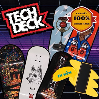[CHỈ CÓ PHẦN MẶT VÁN] [Phân loại 95%] 32mm Ván trượt ngón tay fingerboard, chính hãng Techdeck