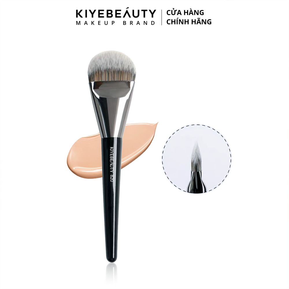 Cọ Đánh Nền KIYEBEÁUTY 820 Dẹt Vòm Đánh Lót, Cọ Đánh Nền Phẳng Kết Cấu Chặt Thao Tác Dễ Dàng Chuyên 