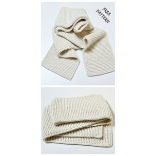 Khăn len đan tay chất liệu cotton love