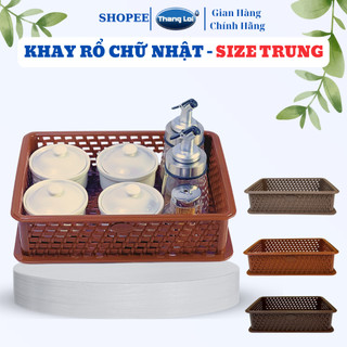  Khay Gia Vị Khay Chữ Nhật Đựng Gia Vị size trung 27x20x6 dành cho nhà hàng quán ăn Thắng Lợi TL073 