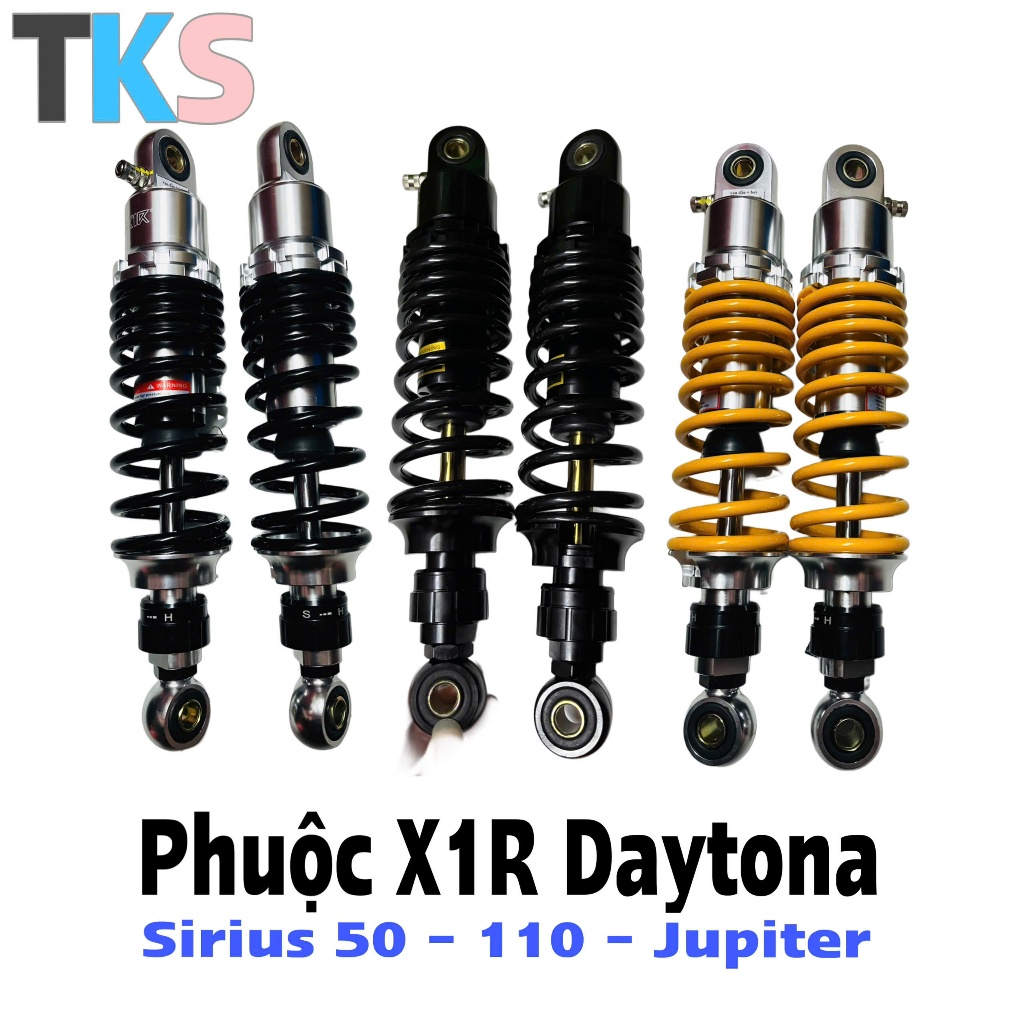 Phuộc X1R Daytona gắn xe Sirius, Jupiter