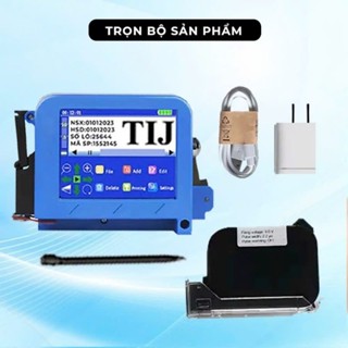 Máy In Date Cầm tay TIJ Mini 150V (Có Mực), Tiếng Việt, Cảm ứng, In Nsx Hsd, Logo, Mã QR, Mã Vạch