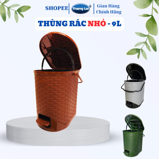  Thùng Đựng Rác Có Nắp Bật  & Thùng Trong Tiện Dụng 9L Nhựa Thắng Lợi 
