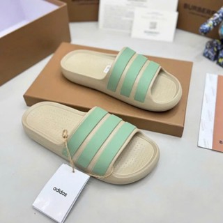 Dép đúc Adidas Adilette Flow Slides đúc nguyên khối, 3 sọc to chống thấm nước ful box-sopmoine.genz