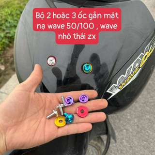 Ốc Kèm Long Đền gắn mặt nạ wave 50/100 , wave nhỏ thái zx