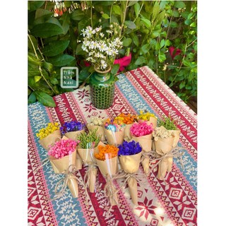  Bó hoa baby khô mini handmade vintage dùng để decor hộp quà quà tặng 8 3 giáng sinh valentine sinh nhật B1 