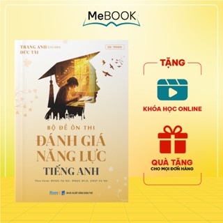 Sách Bộ đề ôn thi đánh giá năng lực Tiếng anh - luyện thi ĐGNL Hà Nội, HCM, Sư phạm HN 2025 | Me Book